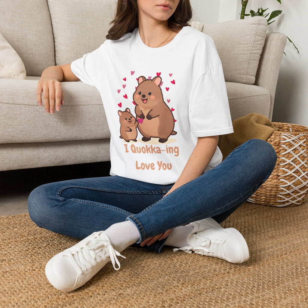 Quokka Love T-Shirt — "I Quokka-ing Love You" Cute Animal Tee