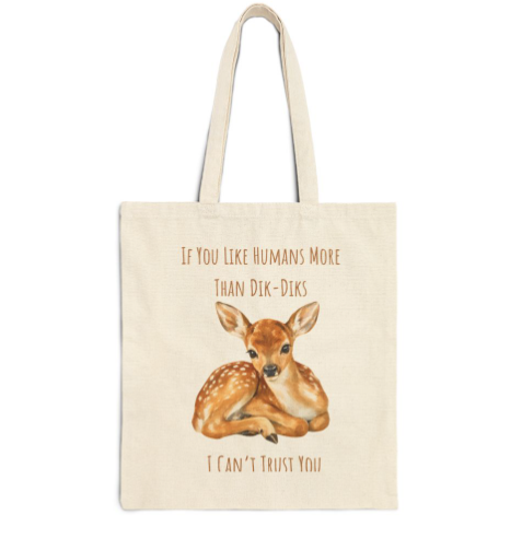 Cotton Canvas Tote Bag